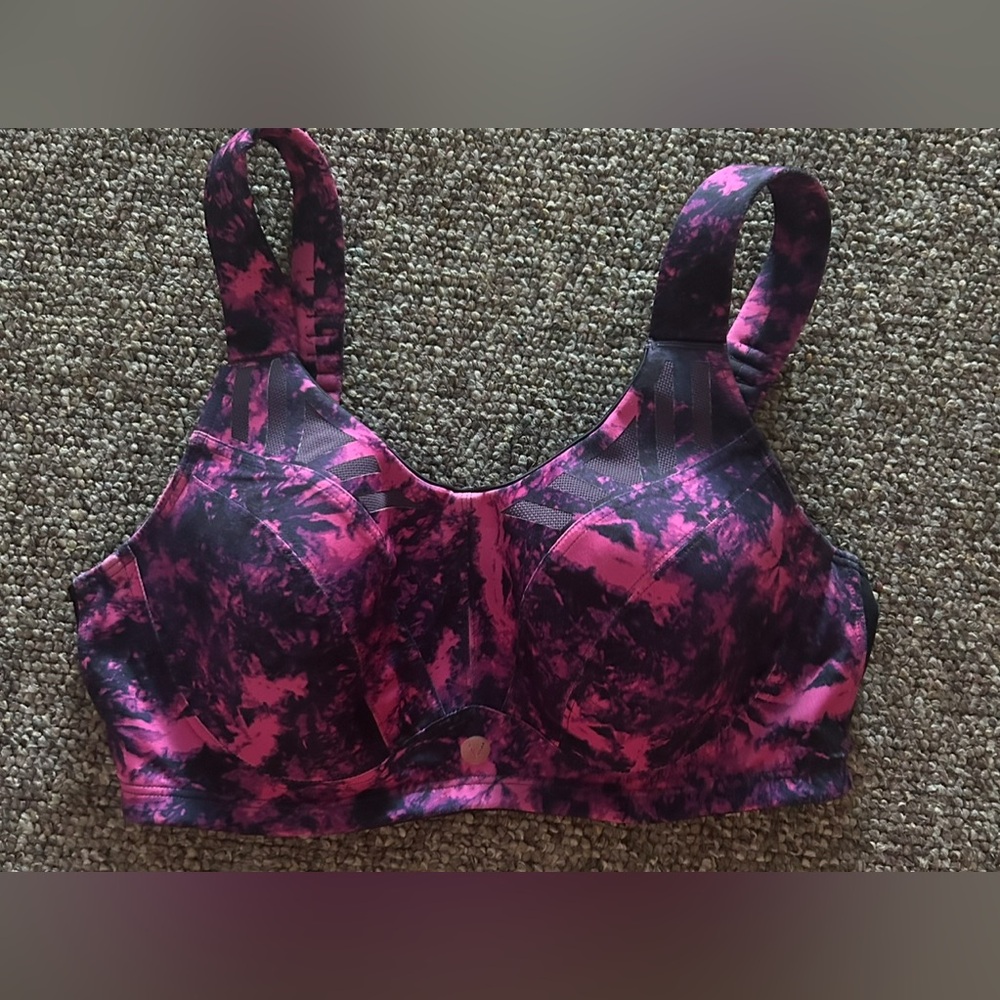 Lane Bryant Pink and Black Sports Bra Intimates